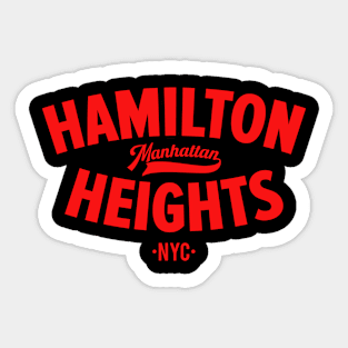 Hamilton Heights Chronicles: Urban Chic for NYC Explorers Sticker